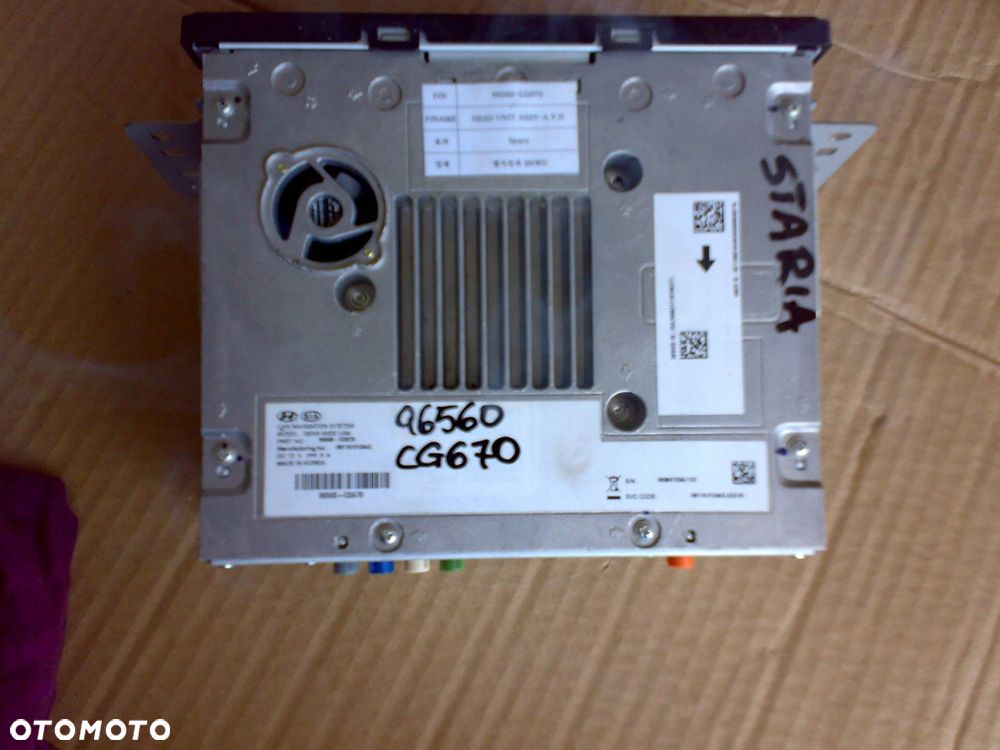 hyundai staria 2021 - napęd nawigacji navi radio - 2