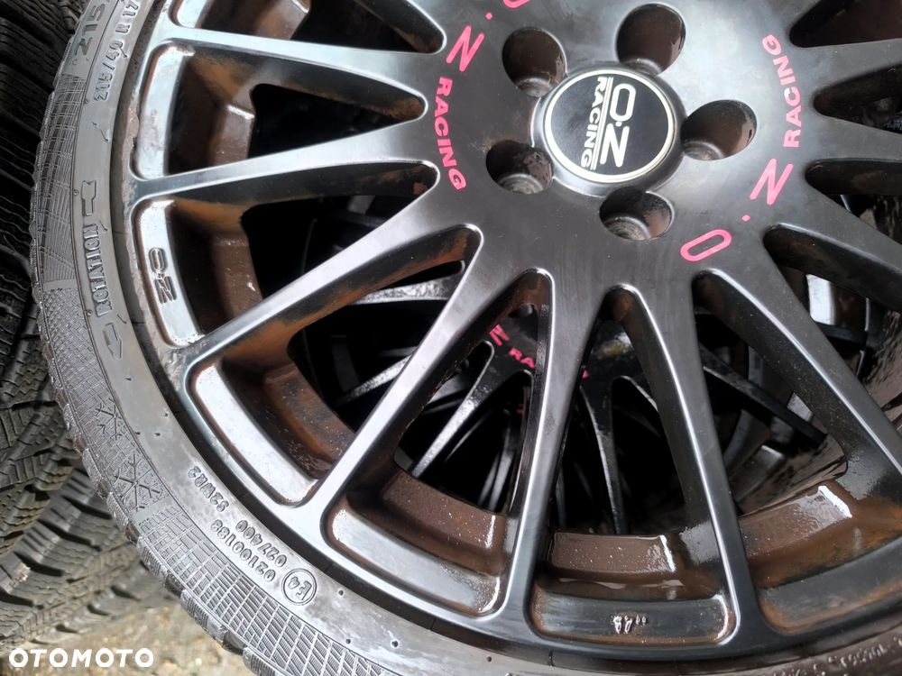 5x100 Alufelgi Felgi Aluminiowe 17 Koła Zimowe Zima OZ RACING SUPERTURISMO Czarne ITALY VW GOLF NEW BEETLE BORA POLO AUDI A3 TT A1 SKODA OCTAVIA I FABIA SEAT LEON I TOLEDO 2 IBIZA SUBARU TOYOTA 7mm Legnica ALU-RAD 215/40 - 5