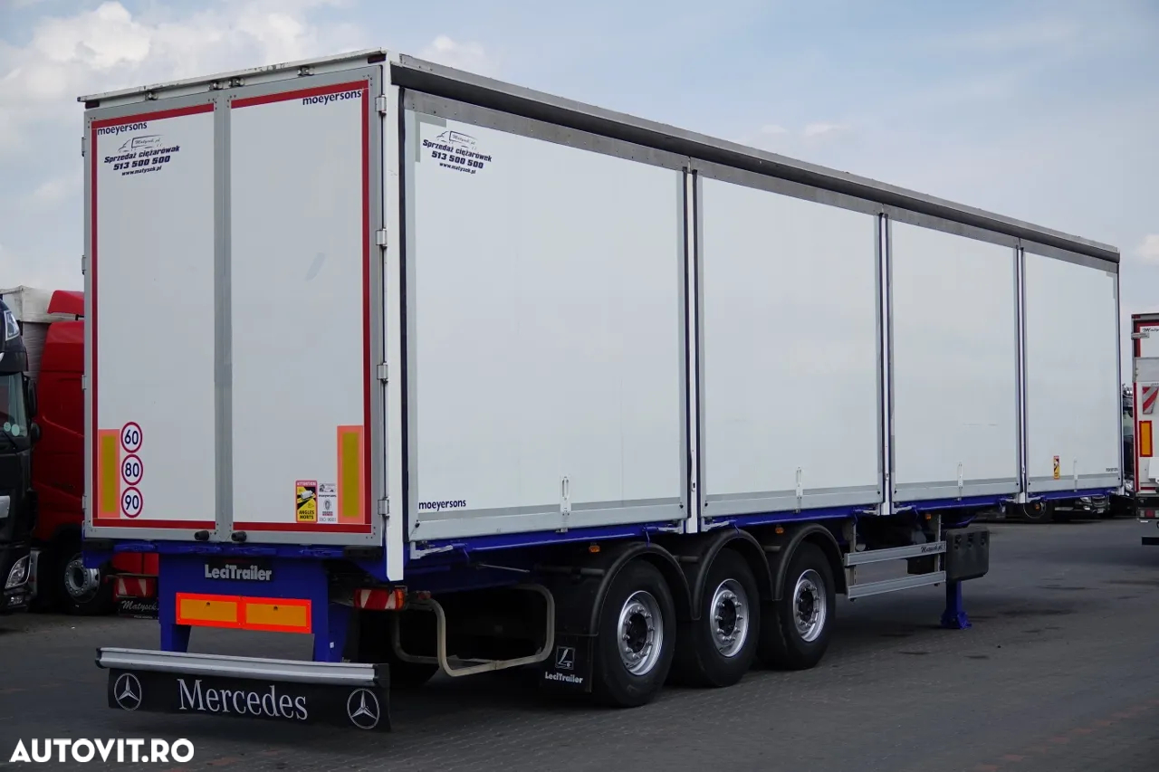 LeciTrailer CONTAINER / LOT / LATERALURI DESCHISE / PODEA RESISTENTĂ ȘI BAIE - 9