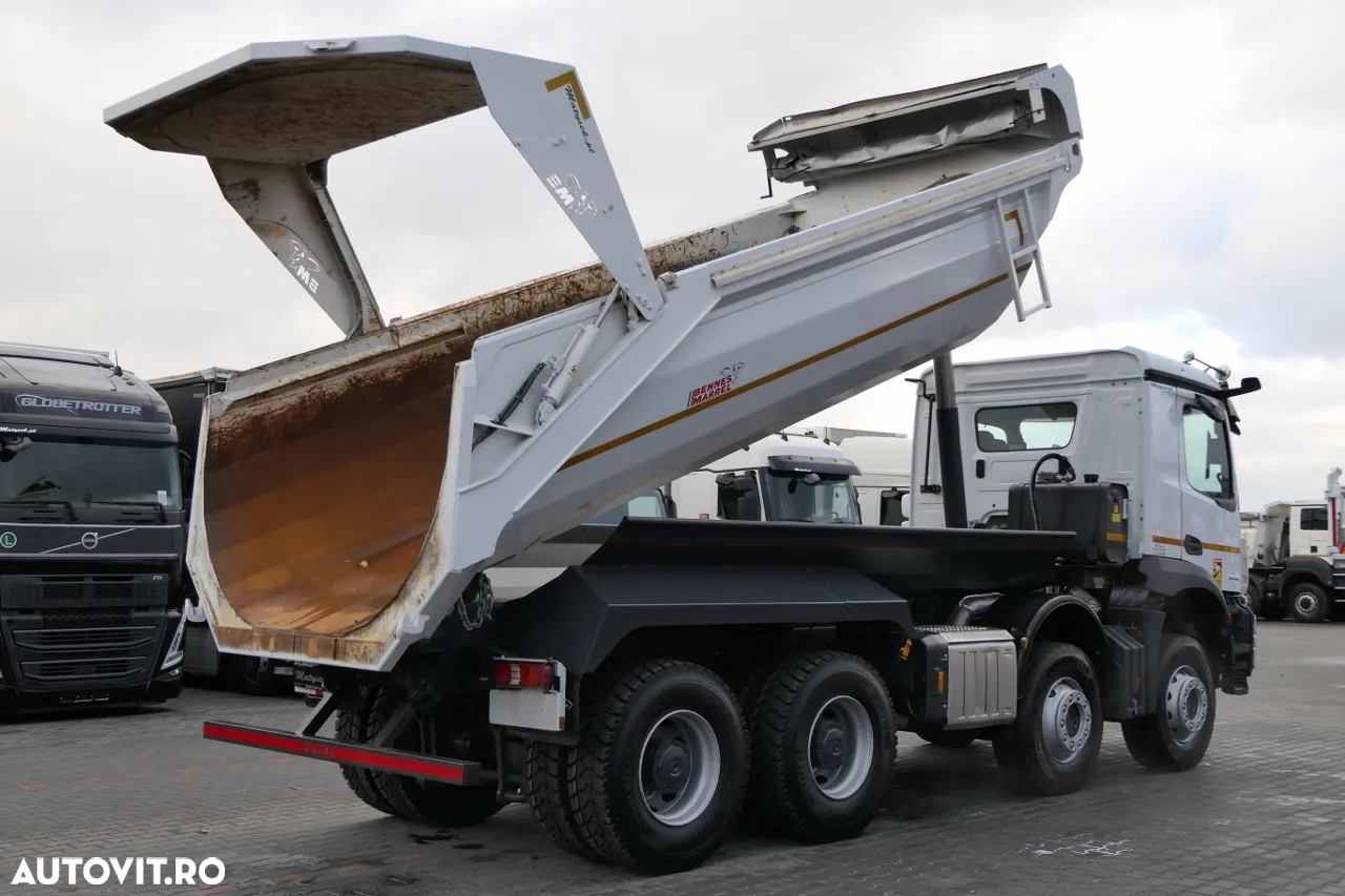 Mercedes-Benz AROCS 3246 / 8x4 / BASCULANTE / BASCULANTE SPATE / EURO 6 / PNEURI 100% - 5