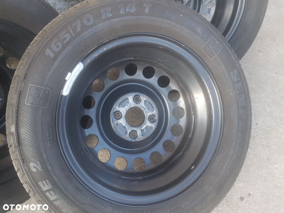 Koła SUZUKI IGNIS fh mh R+ G3X justy felgi stalowa r14 opony LATO 165/70r14 4x100 et45 ch54 4,5jx14 - 10