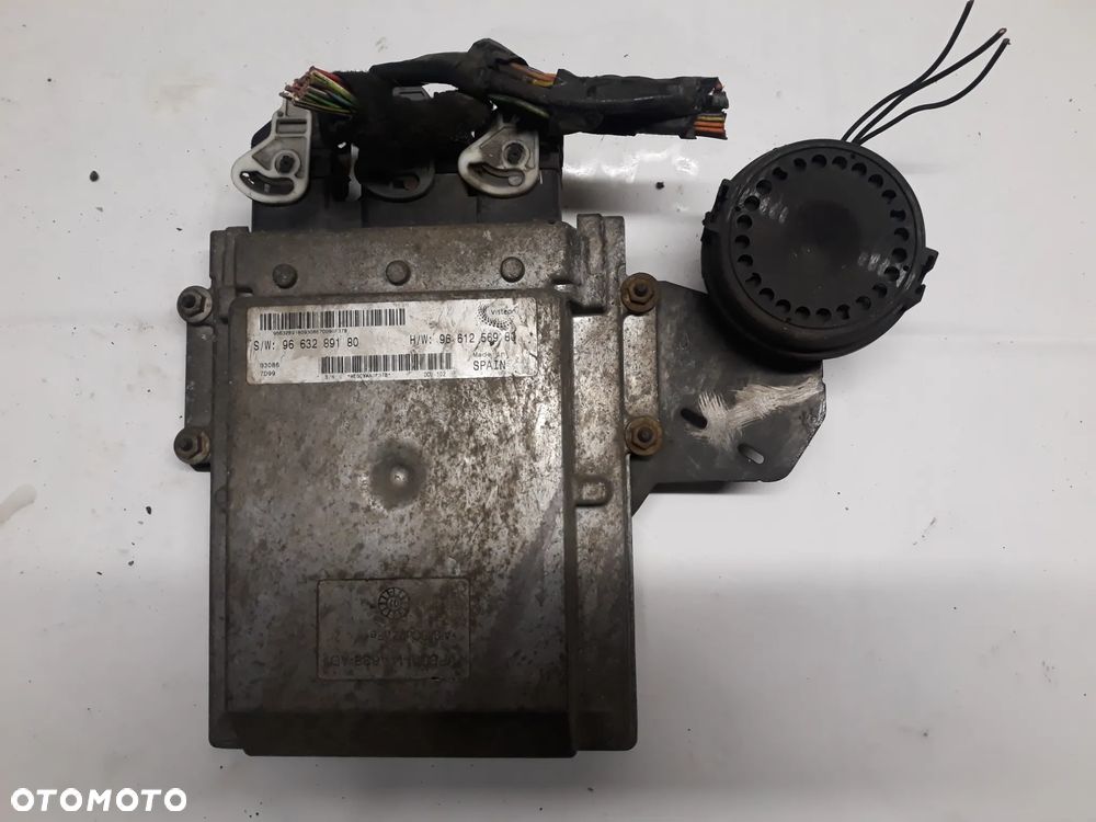 ZESTAW STARTOWY FIAT DUCATO III 2,2 HDI  STEROWNIK 9663289180  9661256980 - 3