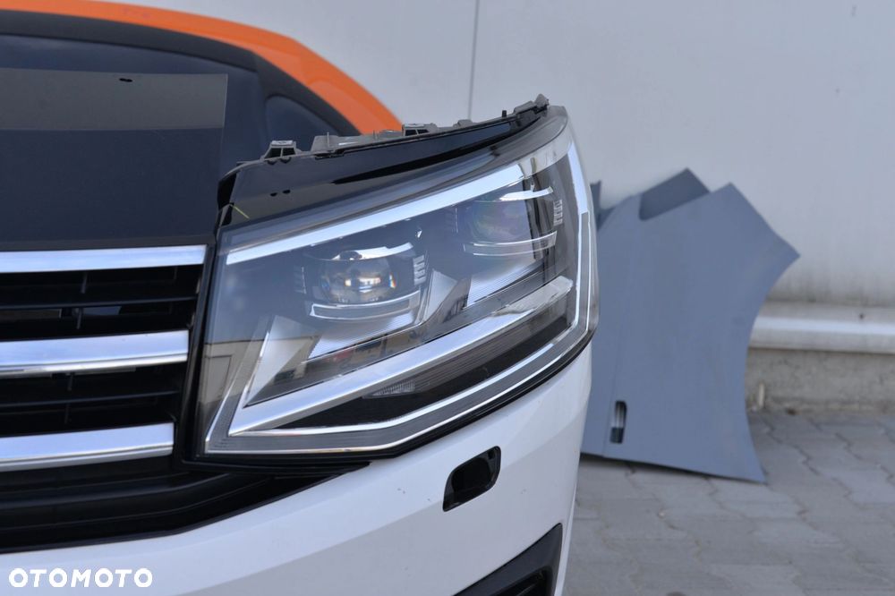 MASKA ZDERZAK BŁOTNIK LAMPA H7 XENON LED PAS BELKA VW TRANSPORTER T6 - 9