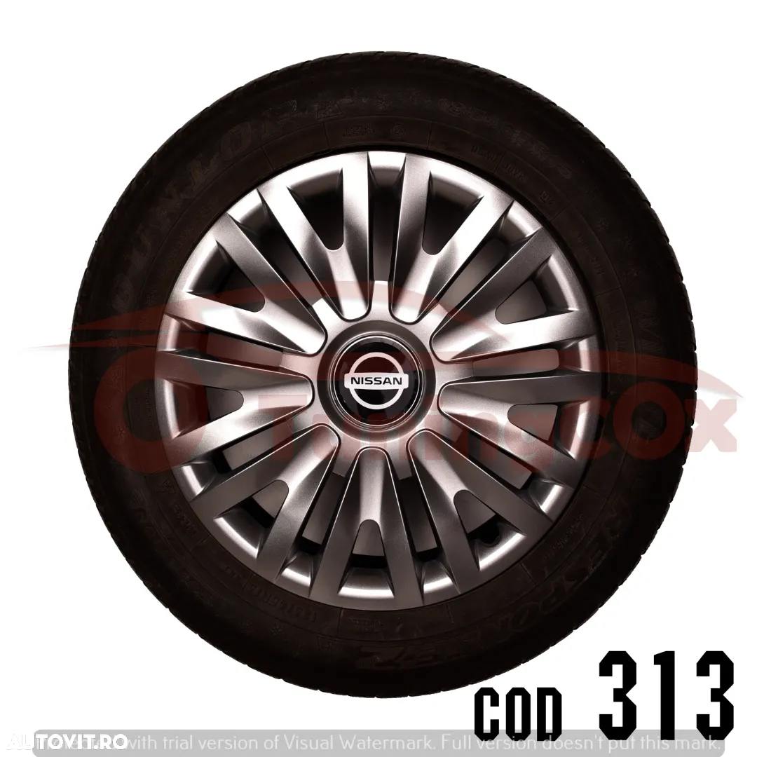 Capace roti R15 Nissan la set de 4 buc,Capace janata aliaj - 8