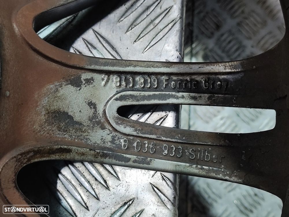 Conjunto Jantes 18 originais BMW Serie 3 E90 Pack M Style M193 Ferric Grey 8J 8,5J ET34 ET37 5x120 - 9