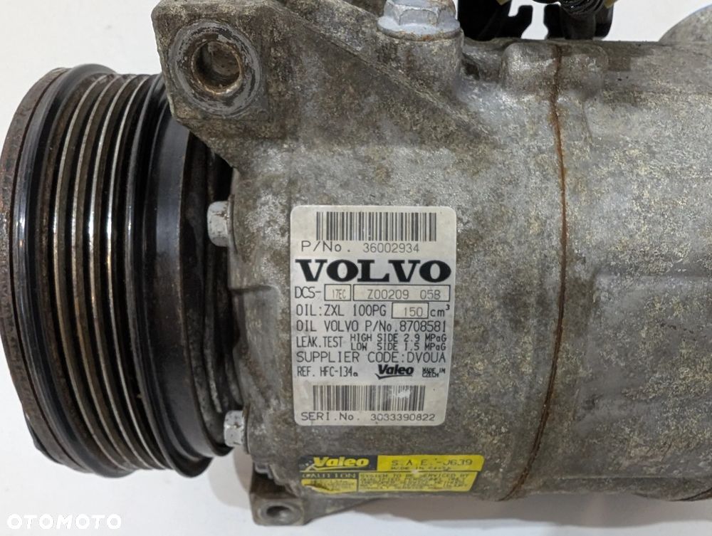 VOLVO S80 II V70 III XC70 II SPRĘŻARKA KOMPRESOR KLIMATYZACJI 36002934 - 5
