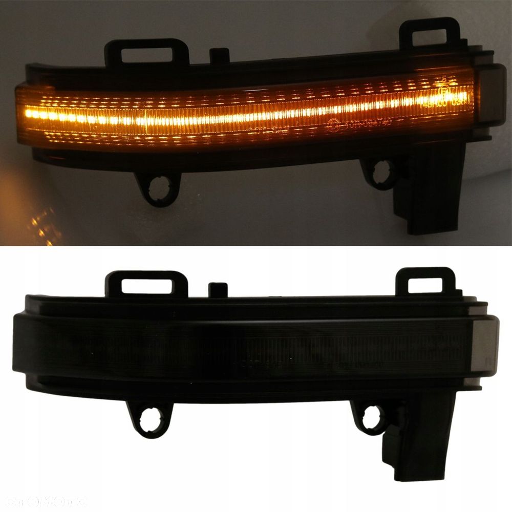 Kierunkowskaz Migacz Lusterko Led Tuning Black VW Crafter II 2 Man TGE 7c - 2