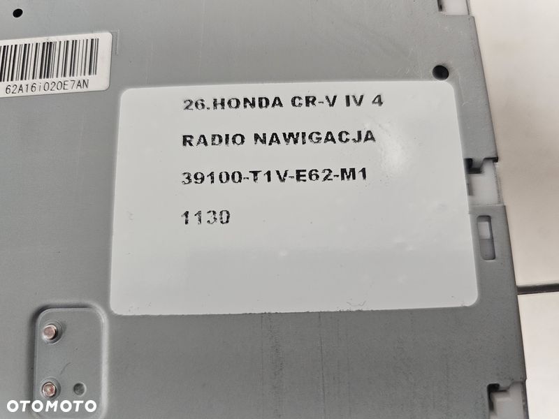honda cr-v iv 4 radio ekran nawigacja wyświetlacz 39100-t1v-e62-m1 - 10