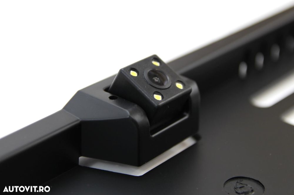 Suport numar auto cu camera video "Night vision", iluminare LED, reglaj unghi camera - 3