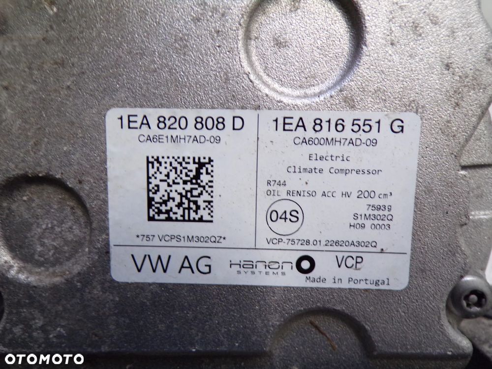POMPA KOMPRESOR KLIMATYZACJI SKODA ENYAQ IV 1EA820808D 1EA816551G - 3