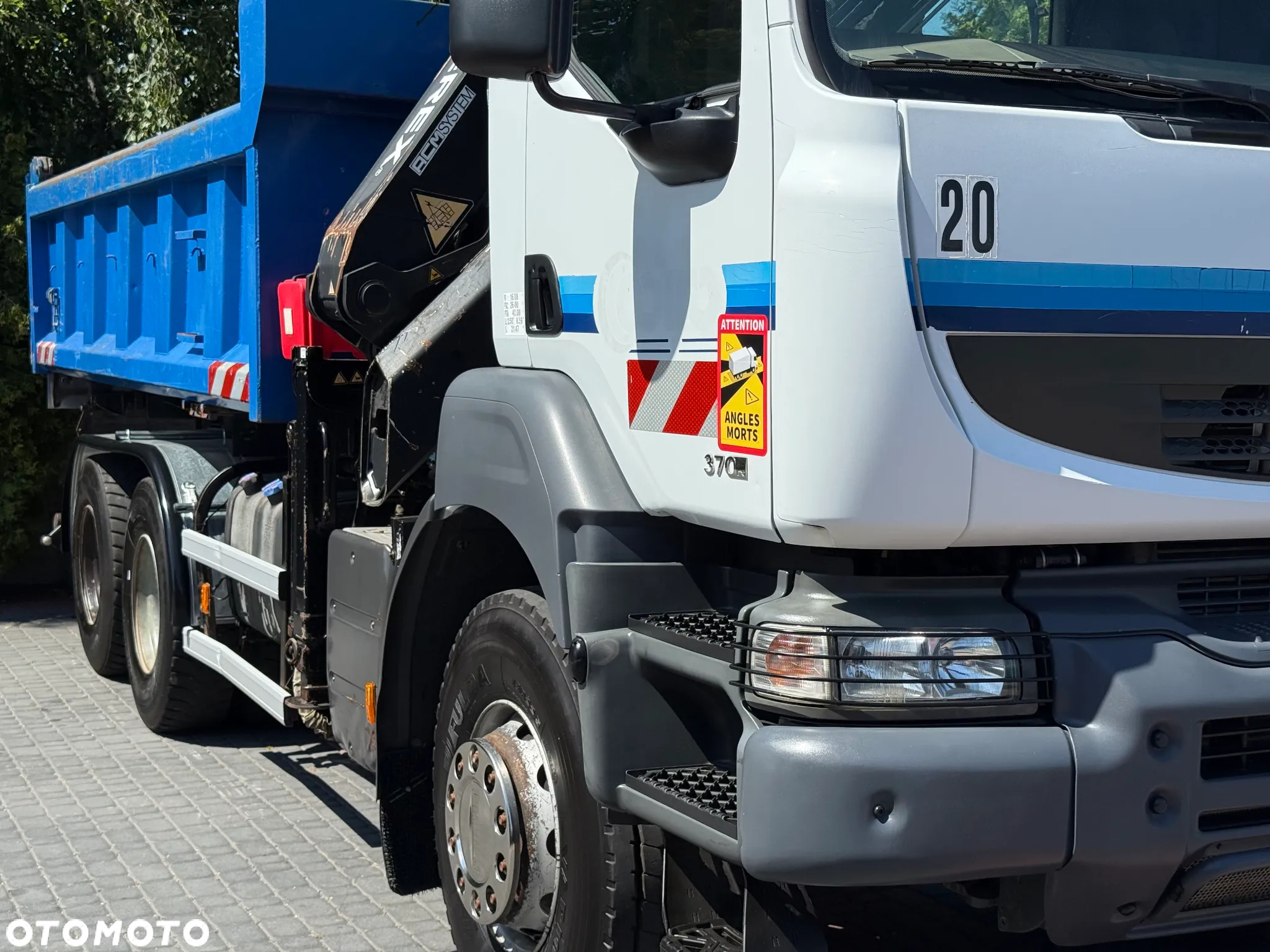 Renault KERAX=370DXi=6X4=WYWROTKA+HDS=TEREX - 15