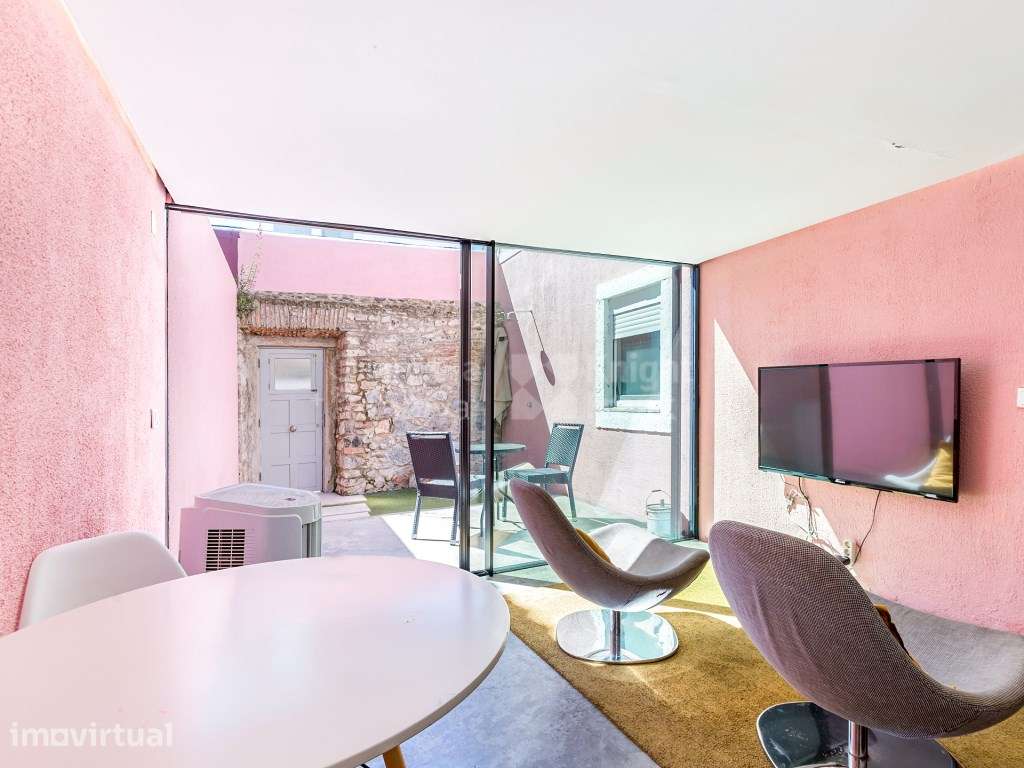 Apartamento T1 para arrendamento com móveis em Alcantara - Grande imagem: 5/24