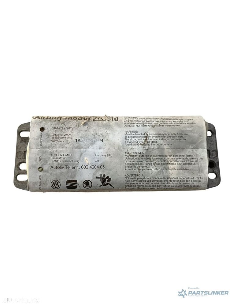 Airbag pasager SKODA OCTAVIA II Combi 1Z5 2004 - 2013, VOLKSWAGEN GOLF V 1K1 2003 - 2009, Hatchback TDI 16V BKD VAG 1k0880204h - 1