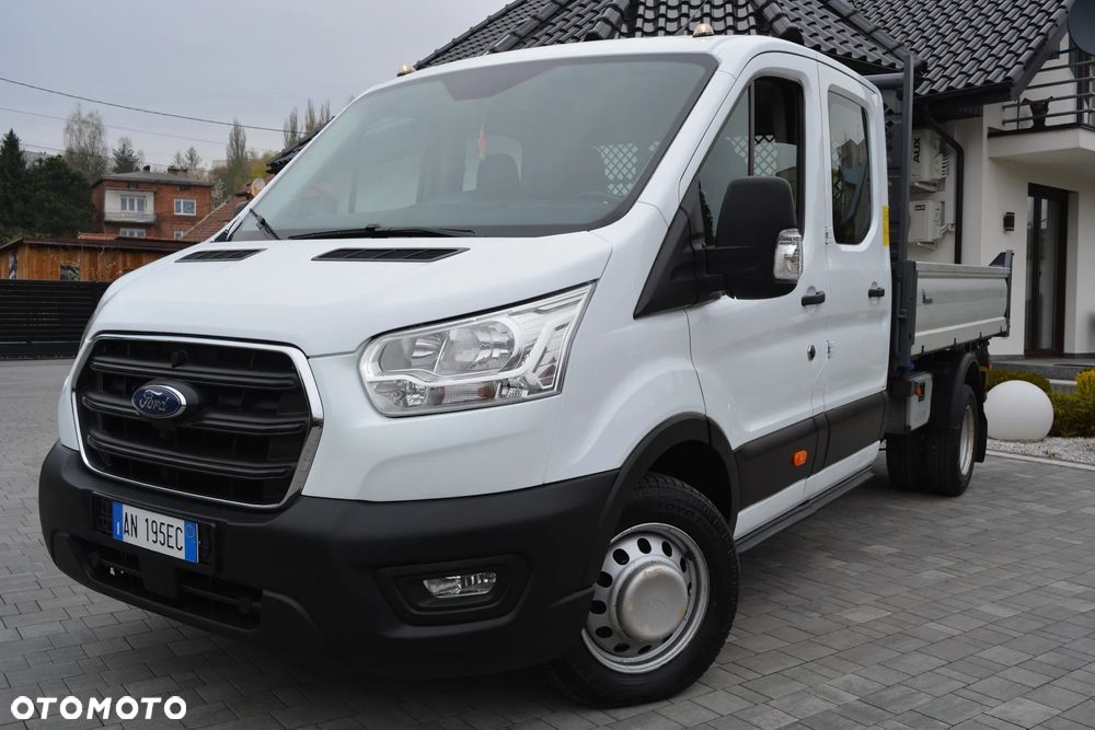 Ford TRANSIT_PIĘKNY 2020/21 Rok-EURO 6+KLIMA_SOLIDNA 3-STRONNA ORYGINALNA WYWROTKA Z WŁOCH_7-OSÓB BRYGADÓWKA DOKA - 3