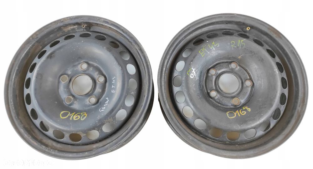 2x felga stalowa vw r15 6j et45 5x112 8d0601027 - 2