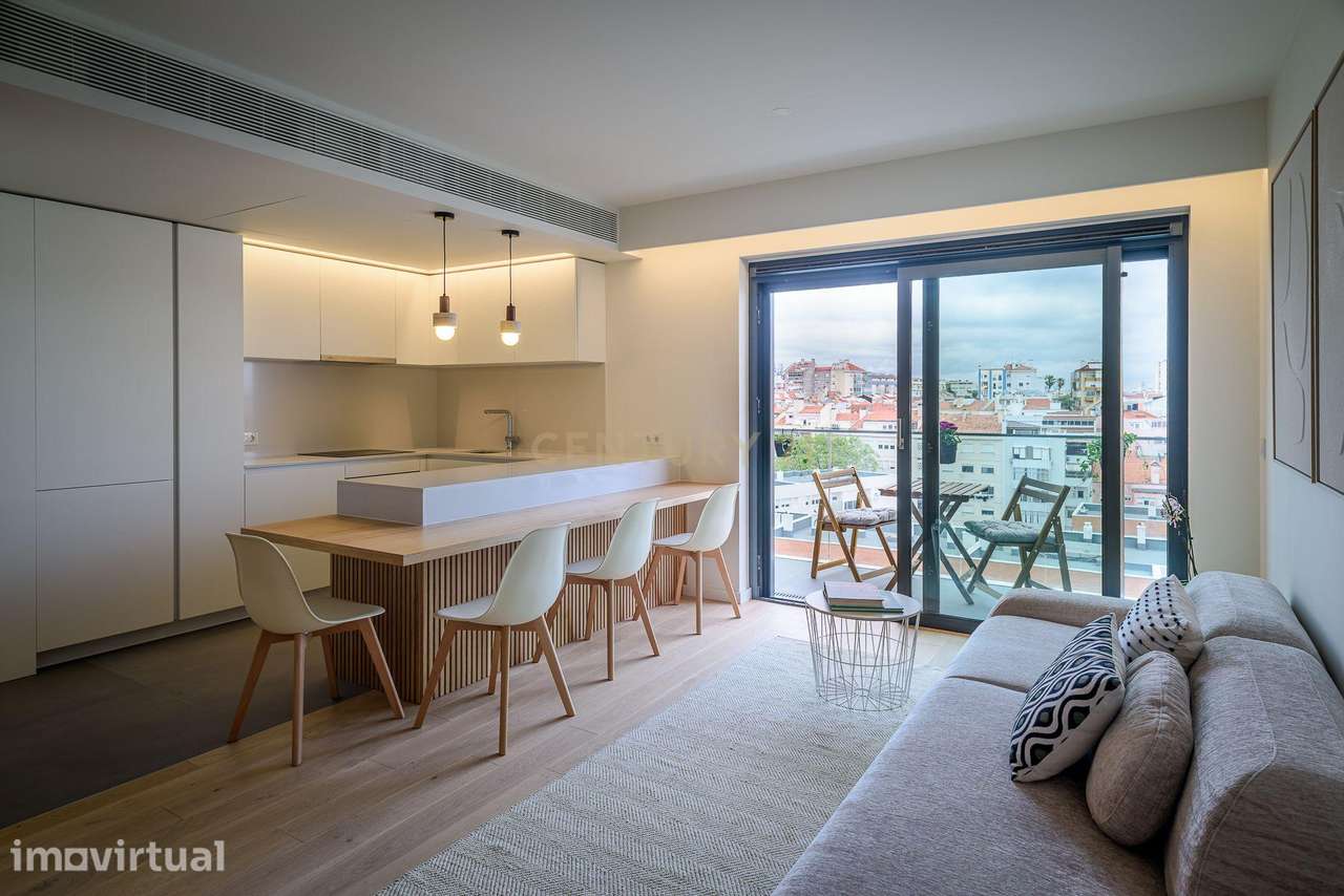 EXCLUSIVO | T1 PREMIUM MOBILADO NO EDIFÍCIO DUUO – AVENIDAS NOVAS - Grande imagem: 5/29
