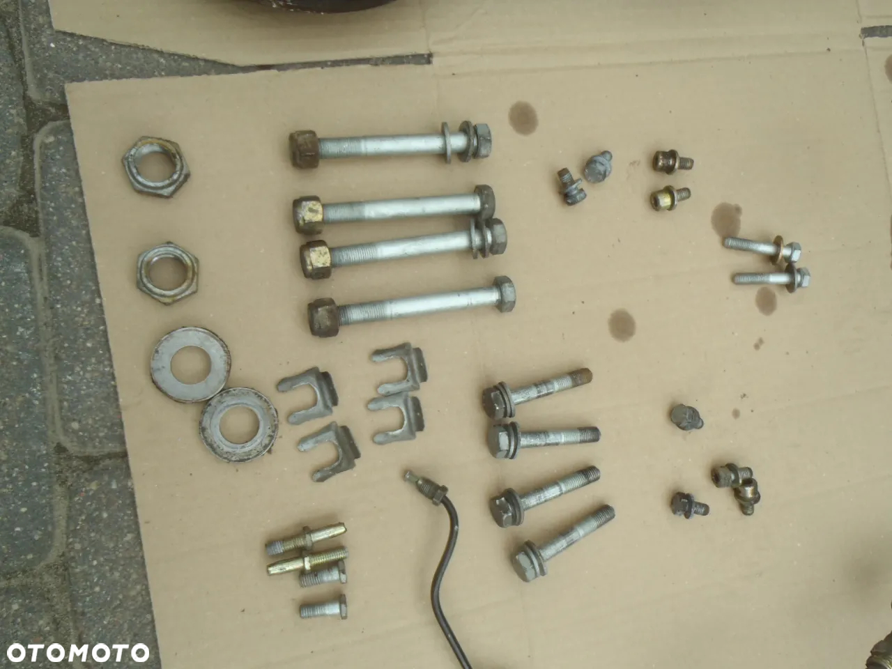 piasta łożysko bęben przewód hamulcowy cylinderki szczęki osłona tarcza kotwiczna  sprężyny śruby zawieszenia tył tylnego wahacza seicento guma odboje cc cinquecento jak nowe - 8