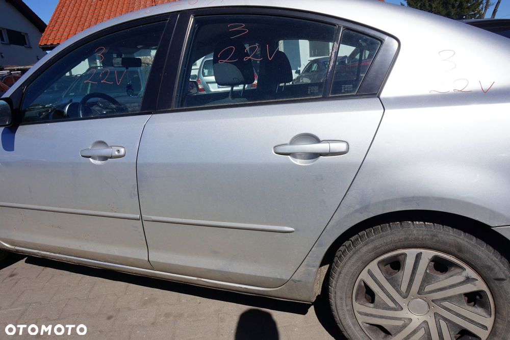 DRZWI TYLNE LEWE 3 I BK SEDAN 22V  SREBRNY MAZDA 2003-2006 - 2