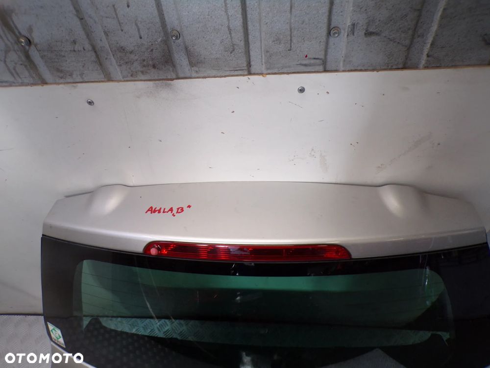 KLAPA BAGAŻNIKA BIAŁA SREBRNA OPEL AGILA B 2013 R - 8