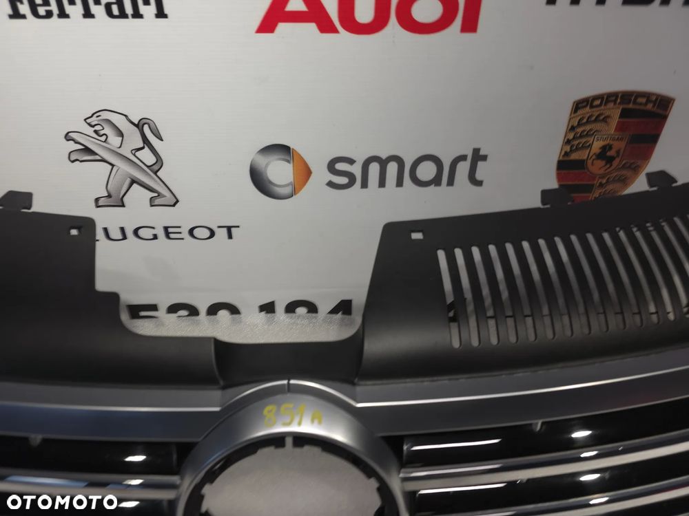 VW PASSAT CC 3C8 LIFT ZWYKŁY / R-LINE BARDZO ŁADNA ATRAPA / GRILL PRZEDNI PRZÓD W SATYNIE , NR 3C8853653A , NR AUKCJI GL851 - 4