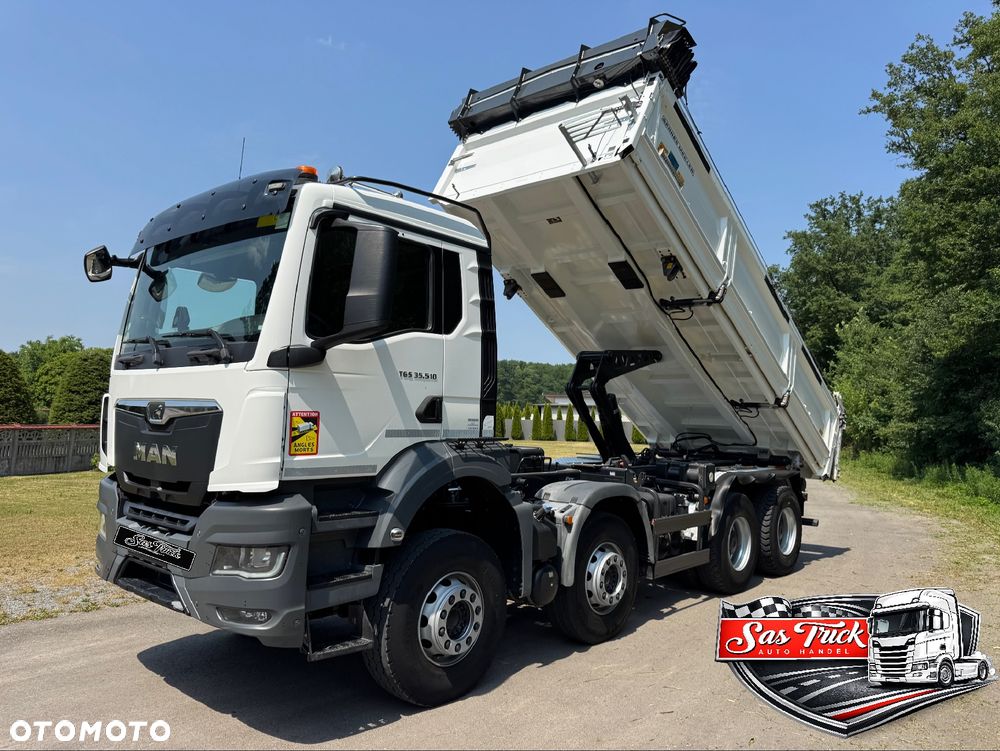 MAN TGS 35.510 EURO-6 8X4 KIPER WYWROTKA MEILLER HYDROBURTA RETARDER RESOR - 1