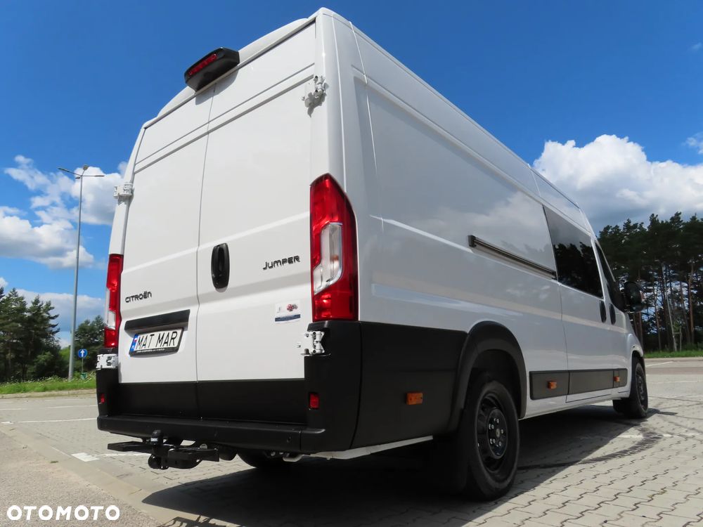 Citroën JUMPER Heavy 2.2 H3-Power 180 KM AT8 Automat L4H2 MAXI DOKA Dubel Brygadowy MIXTO 7-Mio Os.+1025 Kg Ład. Rozstaw Osi 4035 mm WZMACNIANY FULL OPCJA Wyposażenia Gwarancja Fabryczna HAK 3000 KG Stan Auta Jak Z Salonu NOWY - 9