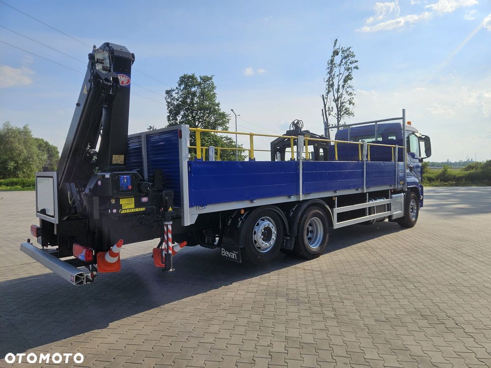 MAN TGS 26.360 6X2 E6 skrzynia + dźwig HMF1420 z pilotem - 3