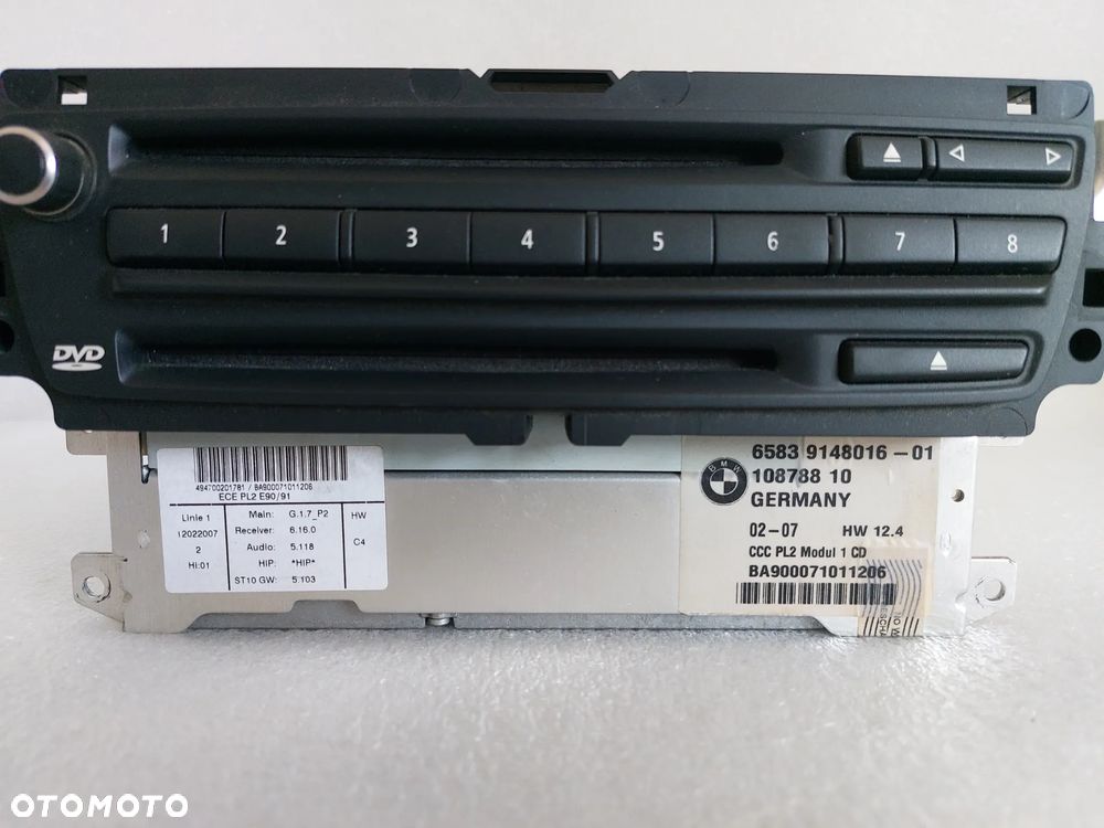 RADIO NAWIGACJA BMW E90 E91 1087 - 2