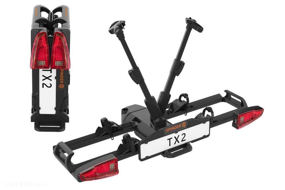 Bagażnik Platforma na hak SPINDER TX2 składana 2-3 rowery  FatBike LED - 8