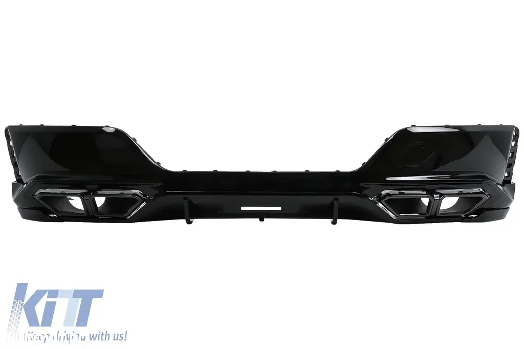 Pachet Exterior Aero BMW Seria 7 G70 M-Tech (2022-) Black Knight Design Negru Lucios - 7
