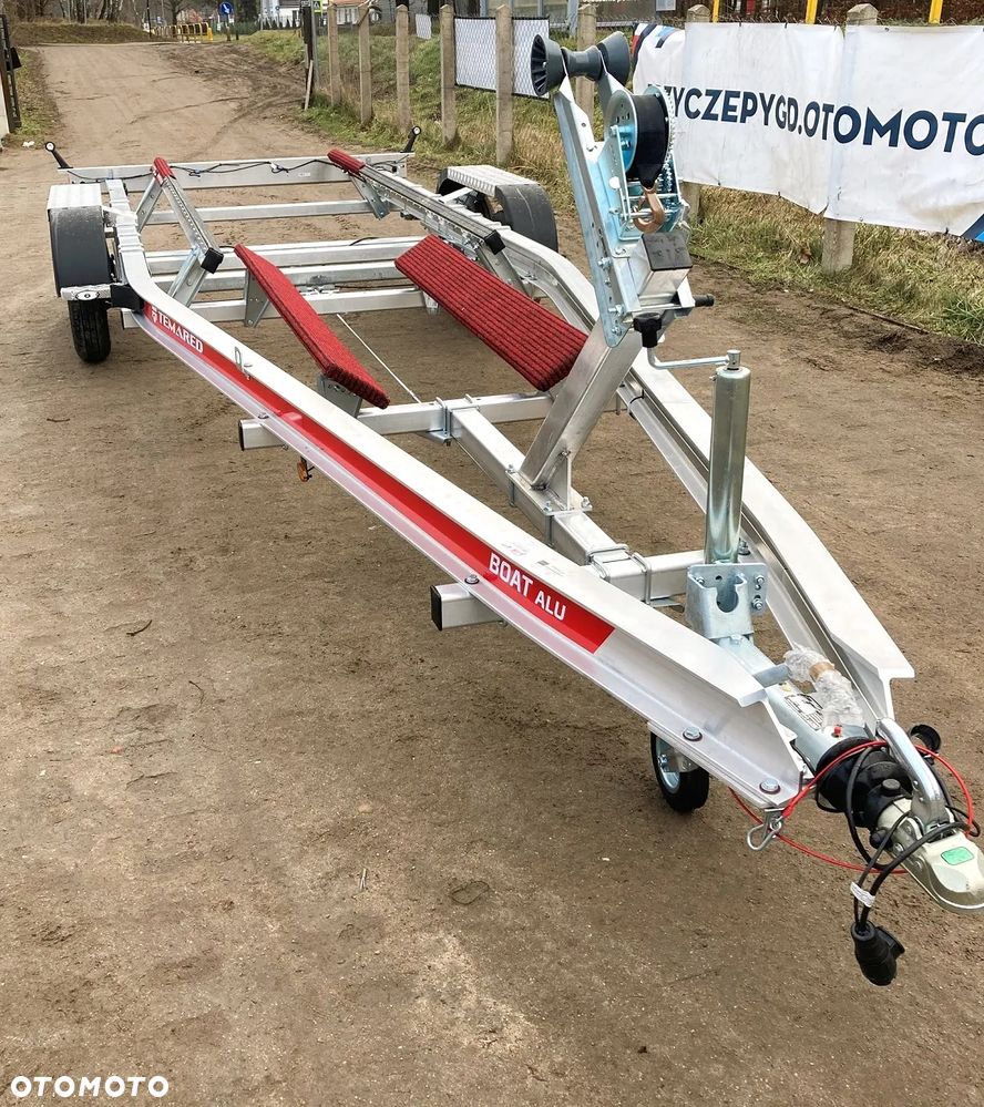 TEMARED Przyczepa B27 łódź do 6,5m DMC 2700 kg podłodziowa na podporach - 2
