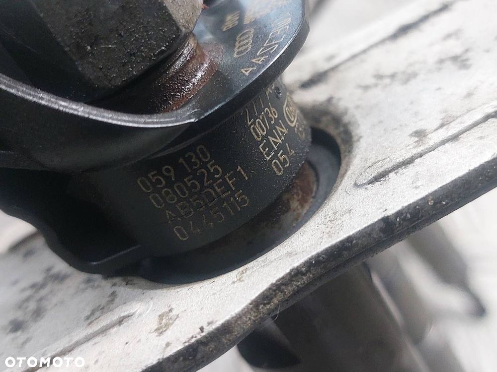 POMPA WTRYSKOWA + WTRYSKIWACZE + LISTWA KOMPLET AUDI A6 C6 2.7 TDI - 6