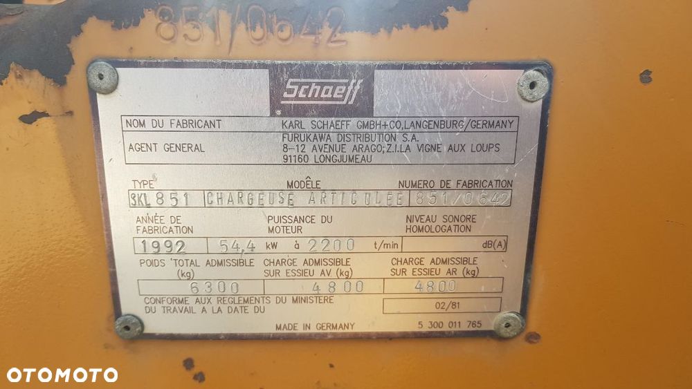 Schaeff SKL 851 - 6