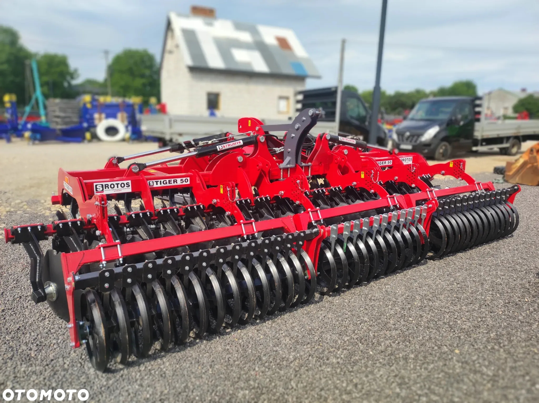 Brona talerzowa ciężka TIGER/ 4/ 4,5/ 5/ 5,5/ 6m składana hydraulicznie wał rura/ struna/ daszkowy - 10