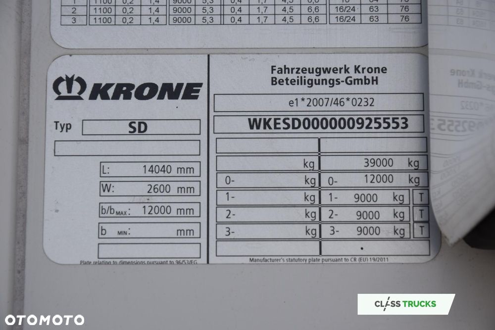 Krone SDR Cool Liner FP 60 ThermoKing SLXi 300 - 15