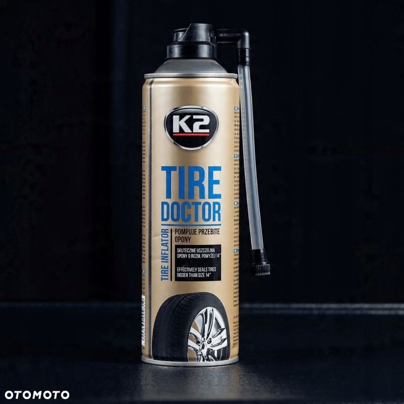 Uszczelniacz przebitych opon K2 Tire Doctor 500 ml - 9