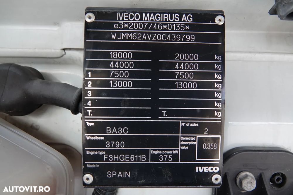 Iveco S-WAY / 510 / RETARDER / AER CONDIȚIONAT PARCARE / EURO 6 - 39