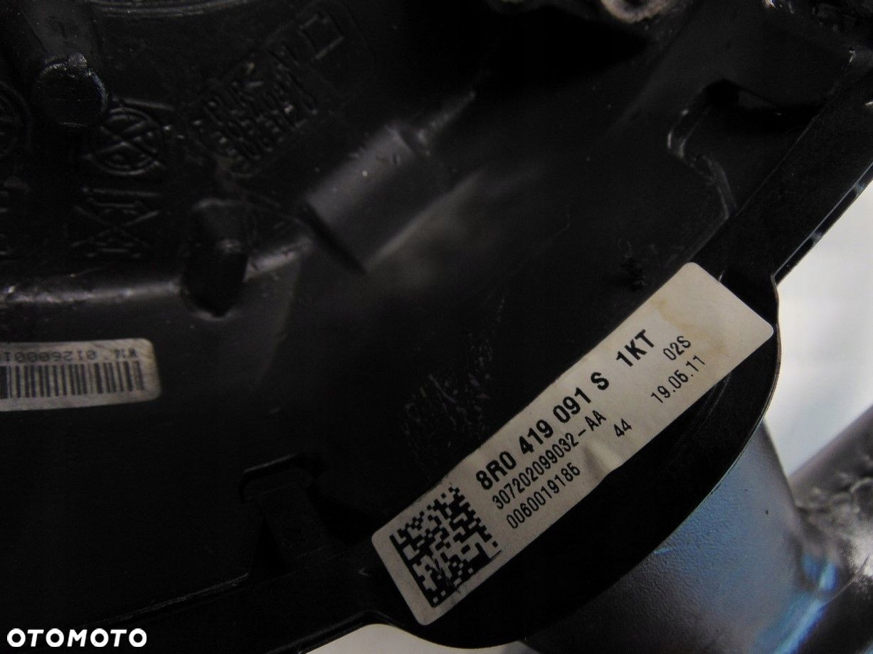 KIEROWNICA SKÓRZANA SKÓRA CZARNA AUDI A3 8P A4 B8 A5 8T A6 C6 Q5 8R0419091S - 6