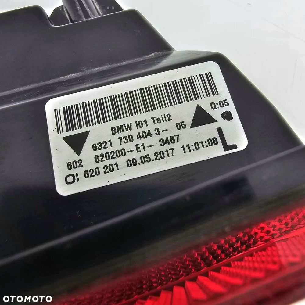 bmw i3 i01 lampa tył tylna w zderzak lewa - 2