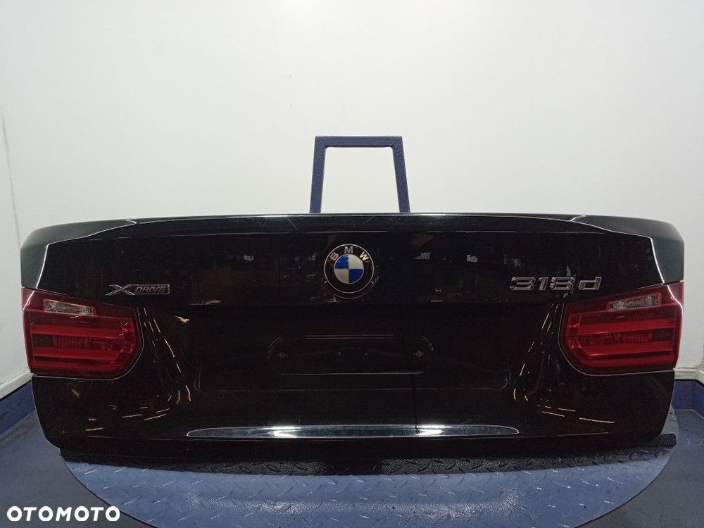 BMW 3 F30 SEDAN KLAPA BAGAŻNIKA TYŁ TYLNA 668 SCHWARZ II - 1