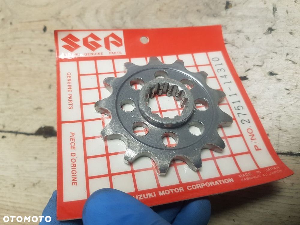 Oryginalna Zębatka Przednia Suzuki RM RMX DR LT  27511-14310  (13T / 520) - 3