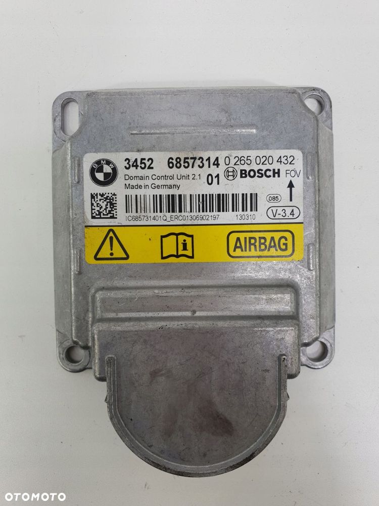 bmw f10 f11 moduŁ sterownik airbag 6857314 - 1