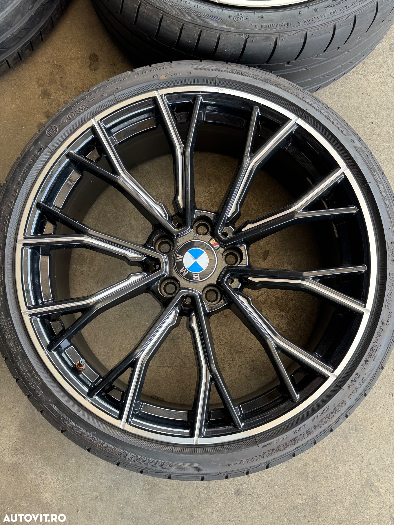 Vând jante BMW seria 5 pe 20” cu anvelope runflat de vară - 6