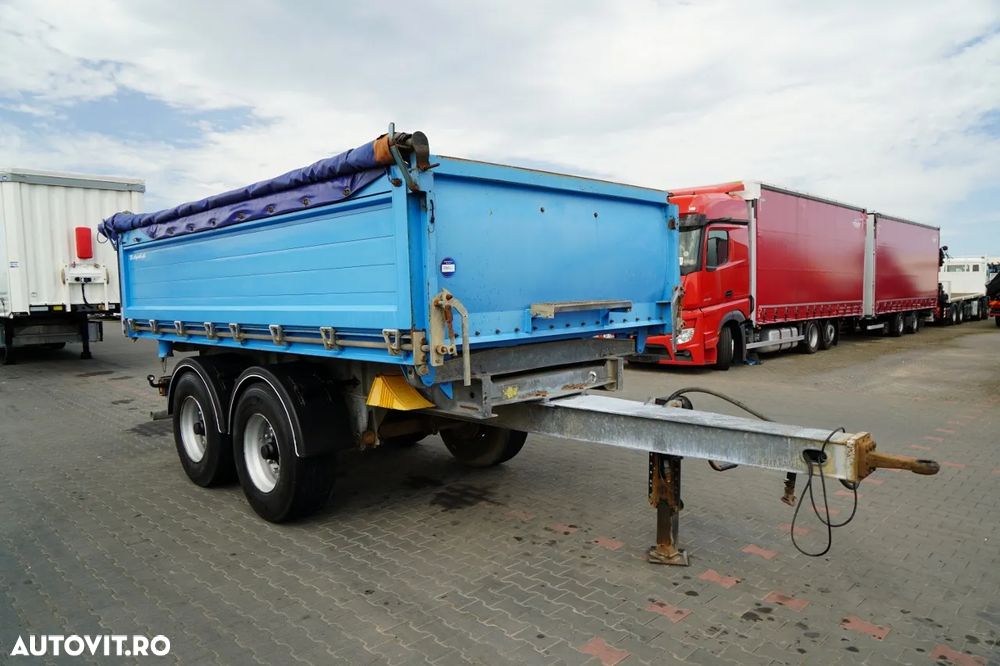Schmitz Cargobull / REMORCA / BASCUNĂ 3 LATE / - 9