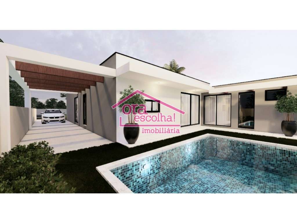 Moradia Isolada Térrea T4 NOVA com PISCINA e Pérgola em Pinhal do G... - Grande imagem: 2/4