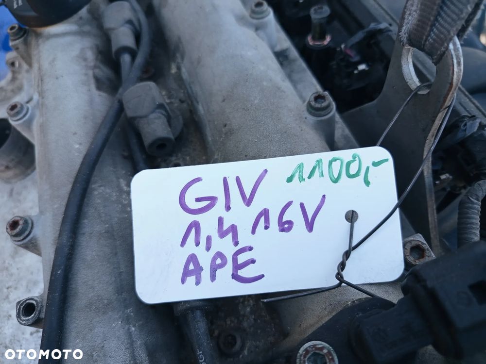 SILNIK SŁUPEK VW GOLF IV 1.4 16V KOD SILNIKA APE - 6