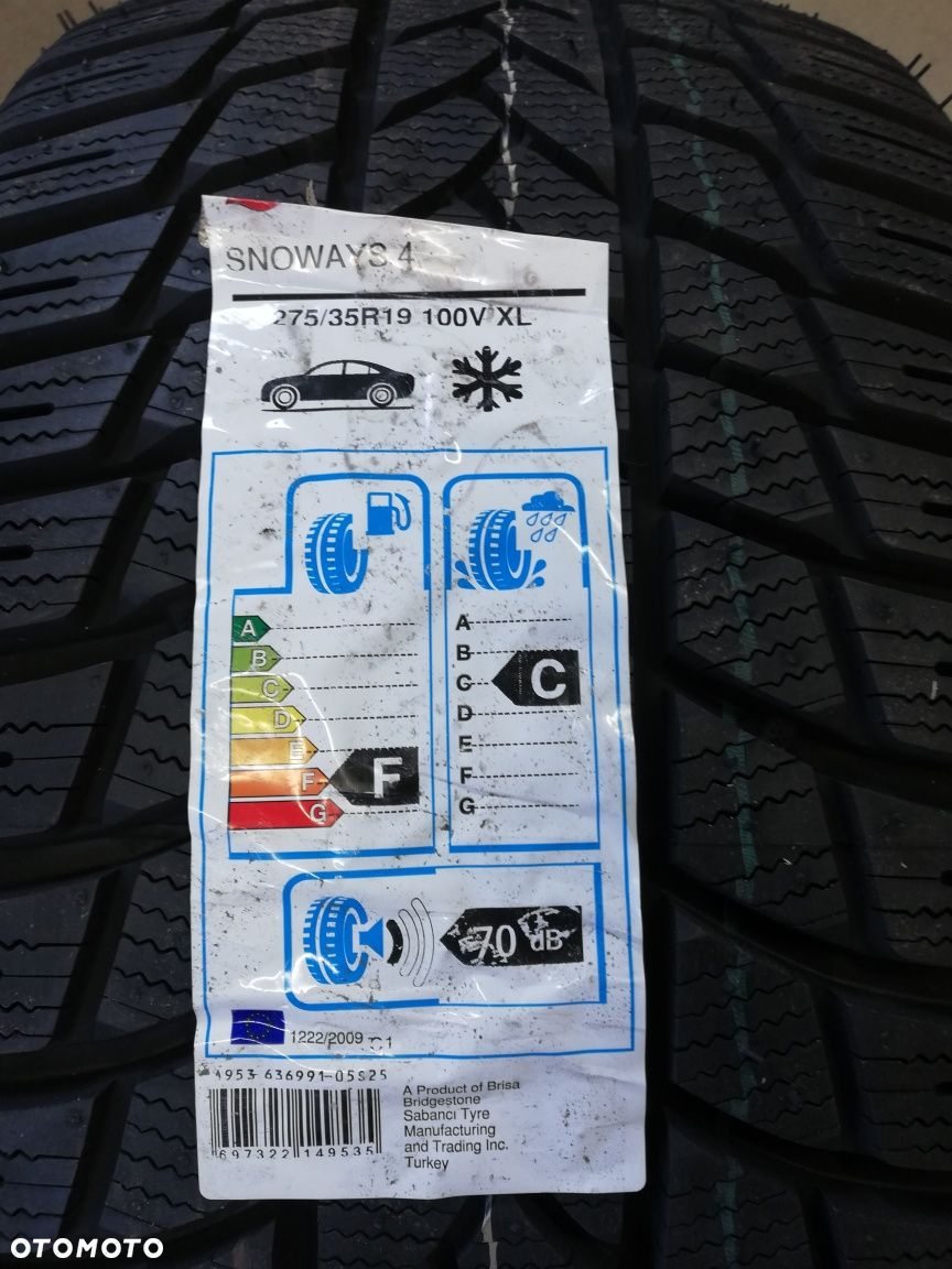Opony zimowe Lassa Snoways 4 245/40/19 2sztuki 275/35/19 Gr Bridge - 2