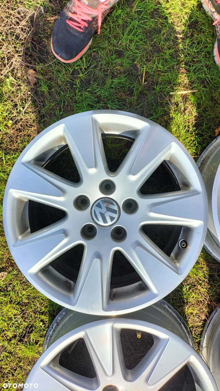 VW PASSAT 3C0601025AE FELGI ALUMINIOWE 15" ET45 ORYGINAŁ IDEALNE - 4
