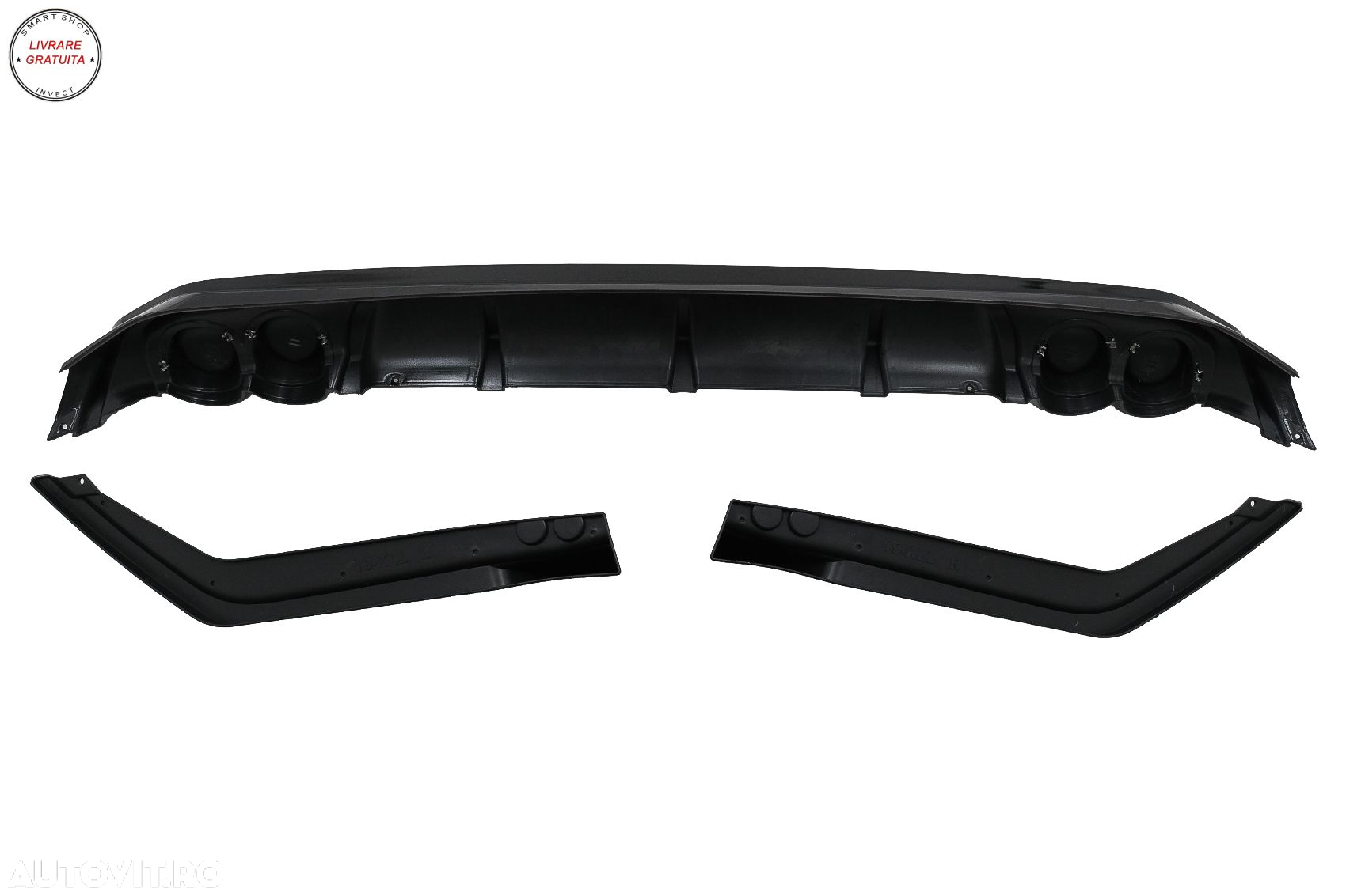Difuzor Bara Spate cu Ornamente Bara Spate Flapsuri Toyota Corolla XII Sedan (2019- livrare gratuita - 10