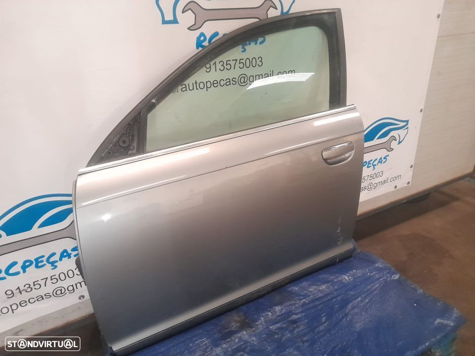 PORTA FRENTE FRONTAL ESQUERDA AUDI A6 C6 SEDAN CARRO FECHO ELEVADOR MOTOR PUXADOR VIDRO - 2